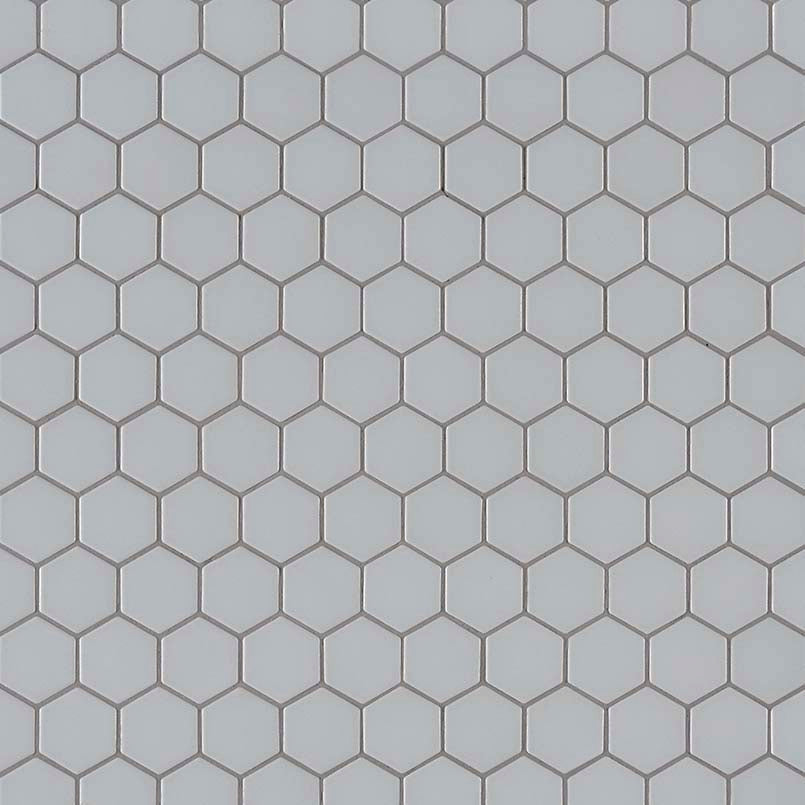 GRAY MATTE 2" HEX 6MM Mosaic, Wall Tile - Shop at Home Craft Studio - 2