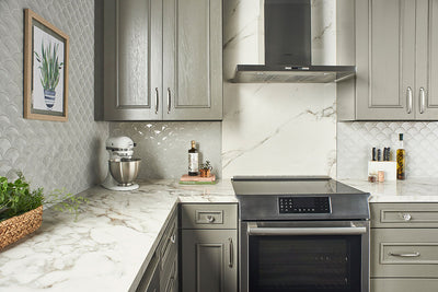GRAY SCALLOP GLOSSY 6MM Mosaic, Wall Tile - Shop at Home Craft Studio - 7