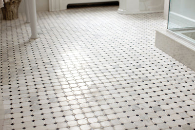 GREECIAN WHITE 2 OCTAGON MOSAIC Mosaic, Wall Tile - Shop at Home Craft Studio - 3