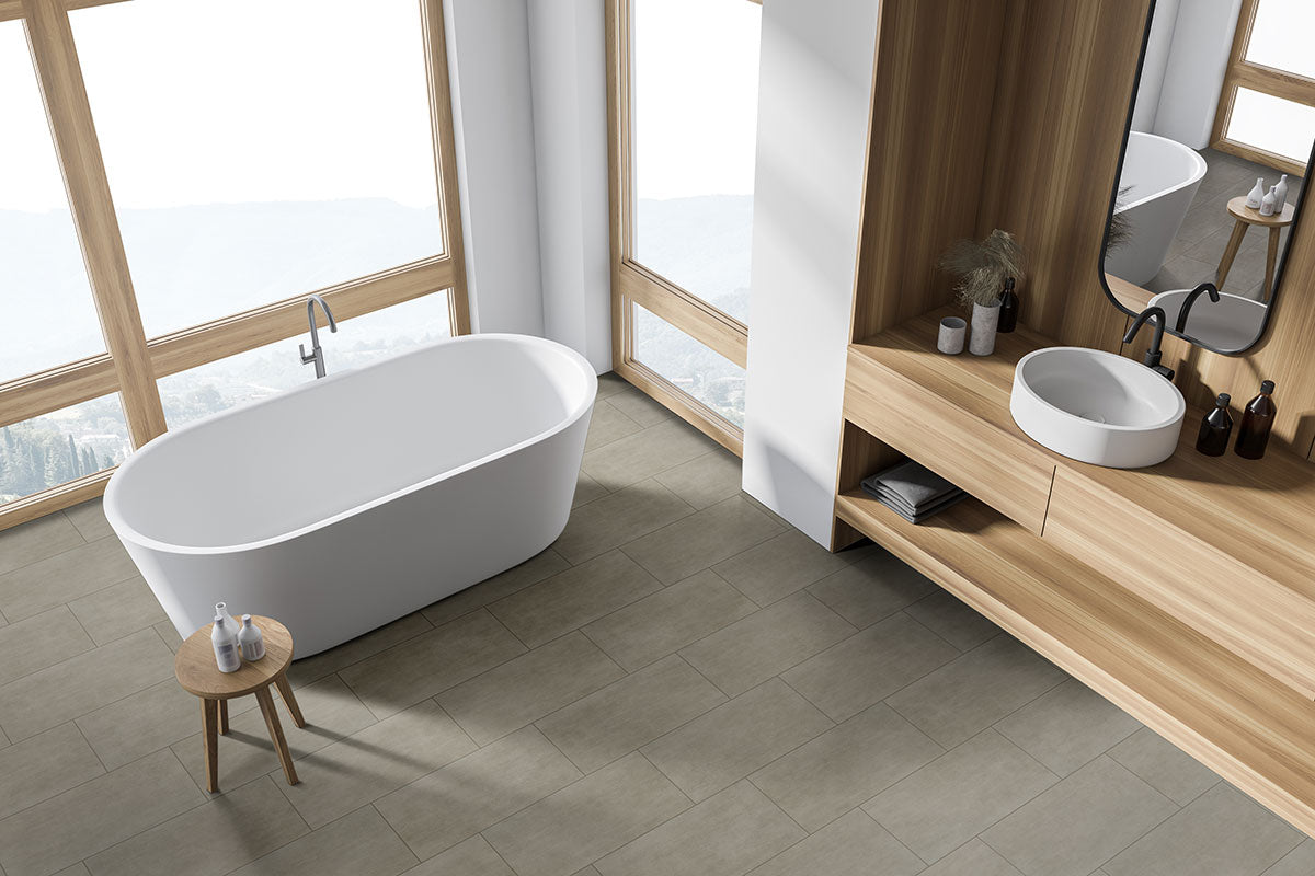 GRIDSCALE CONCRETE 2X2 MOSAIC Mosaic, Floor or Wall Tile, Bullnose - Shop at Home Craft Studio - 6