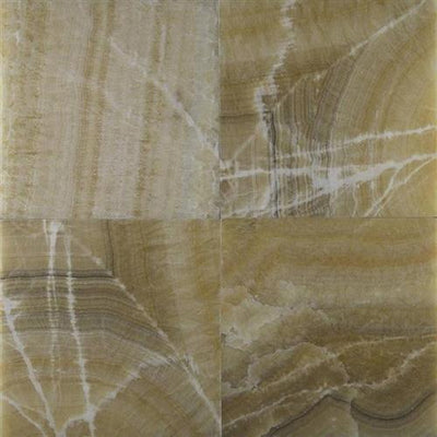 Giallo Crystal Onyx 12X12 Floor or Wall Tile, Mosaic - Shop at Home Craft Studio - 1