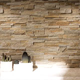 Golden Honey Ledger Corner Stacked Stone Panels - Shop at Home Craft Studio - 3