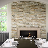 Golden Honey Ledger Corner Stacked Stone Panels - Shop at Home Craft Studio - 4