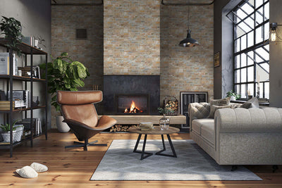 Golden Honey Ledger Corner Stacked Stone Panels - Shop at Home Craft Studio - 6