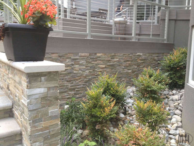 Golden Honey Ledger Corner Stacked Stone Panels - Shop at Home Craft Studio - 8