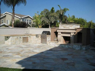 Golden Honey Ledger Corner Stacked Stone Panels - Shop at Home Craft Studio - 10