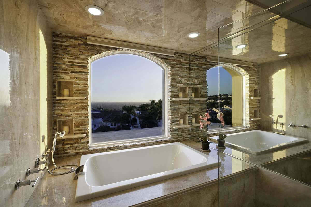 Golden White Ledger Corner Stacked Stone Panels - Shop at Home Craft Studio - 6