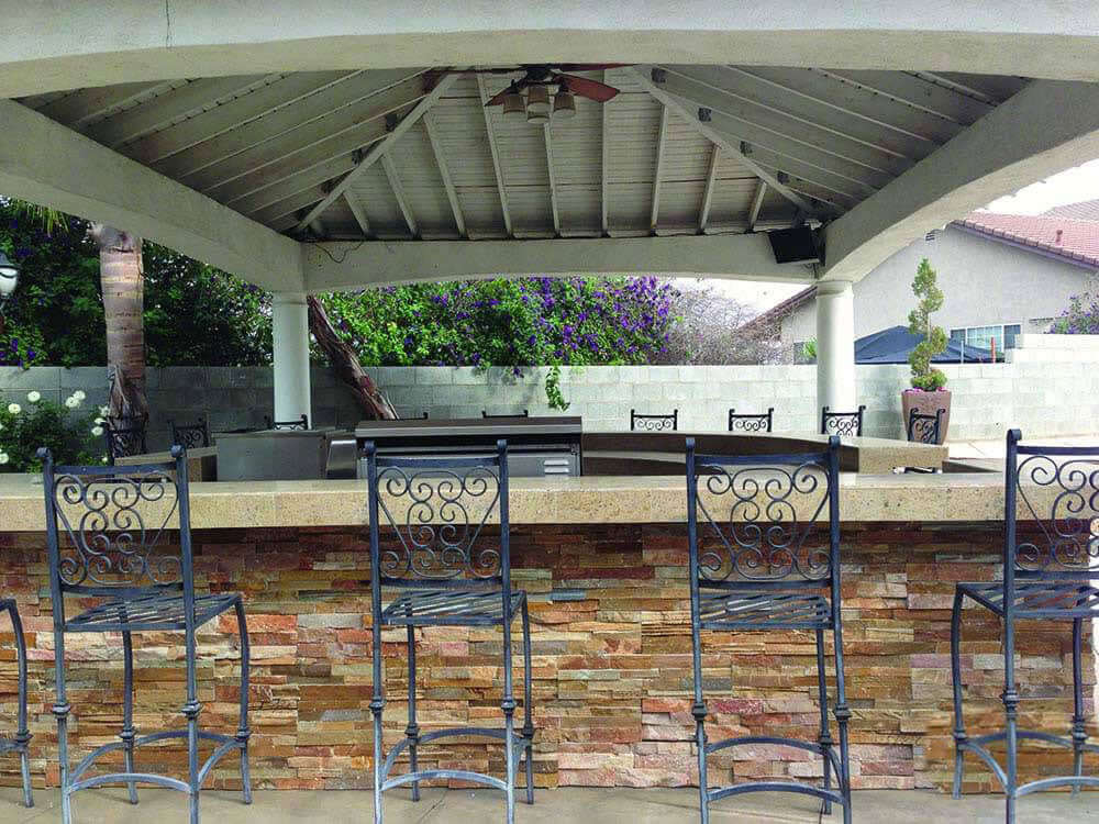 Golden White Ledger Corner Stacked Stone Panels - Shop at Home Craft Studio - 9
