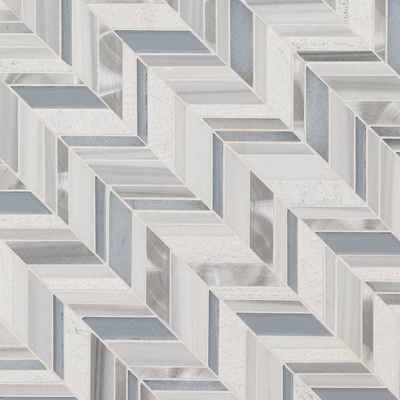 HARLOW CHEVRON Backsplash & Wall Tile - Shop at Home Craft Studio - 2