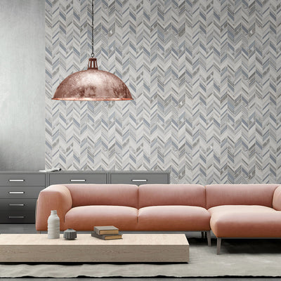 HARLOW CHEVRON Backsplash & Wall Tile - Shop at Home Craft Studio - 4