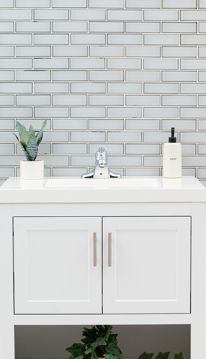 ICE BEVEL SUBWAY Wall Tile - Shop at Home Craft Studio - 10