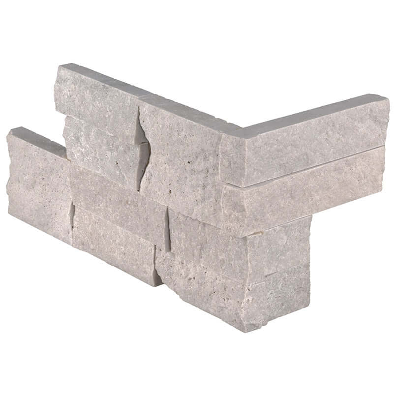 ICELAND GRAY LEDGER CORNER Stacked Stone Panels - Shop at Home Craft Studio - 1