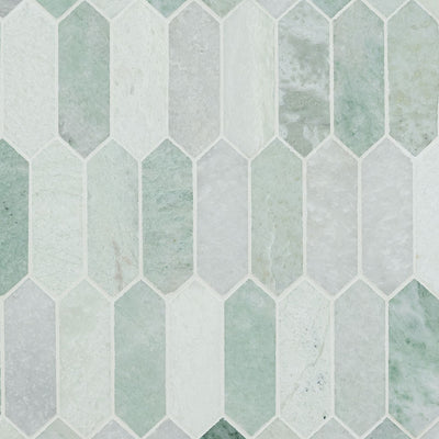 ICELANDIC GREEN PICKET Floor or Wall Tile, Wall Tile, Mosaic - Shop at Home Craft Studio - 1