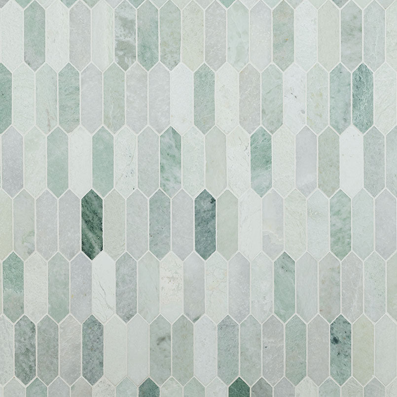 ICELANDIC GREEN PICKET Floor or Wall Tile, Wall Tile, Mosaic - Shop at Home Craft Studio - 2