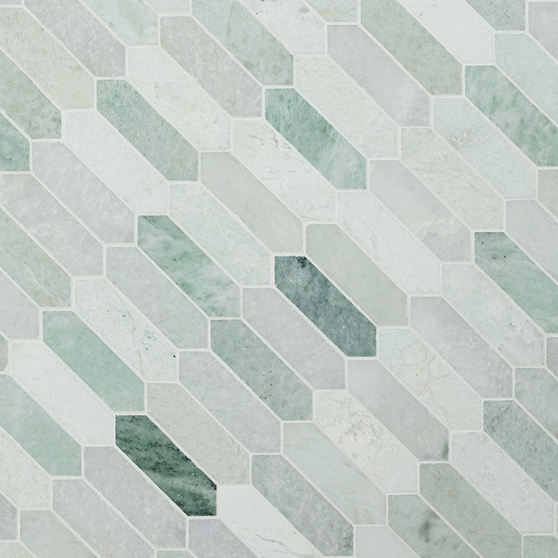 ICELANDIC GREEN PICKET Floor or Wall Tile, Wall Tile, Mosaic - Shop at Home Craft Studio - 3