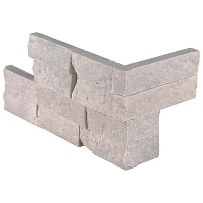 Iceland Gray Ledger Corner Stacked Stone Panels - Shop at Home Craft Studio - 1