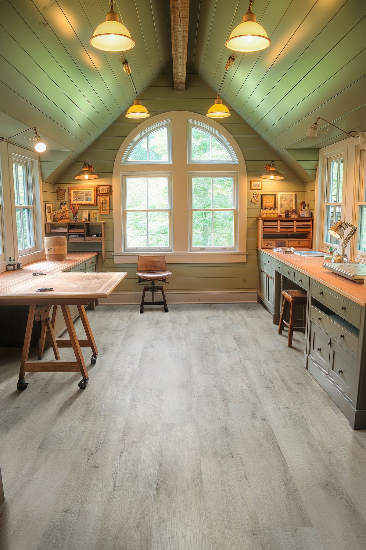 KALLUM - YORK GRAY 9X48 Luxury Vinyl Planks - Shop at Home Craft Studio - 10