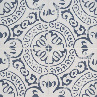 KENZZI INDIGO 8X8 Floor or Wall Tile - Shop at Home Craft Studio - 1
