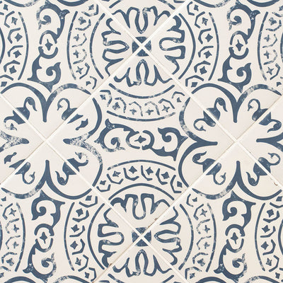 KENZZI INDIGO 8X8 Floor or Wall Tile - Shop at Home Craft Studio - 2
