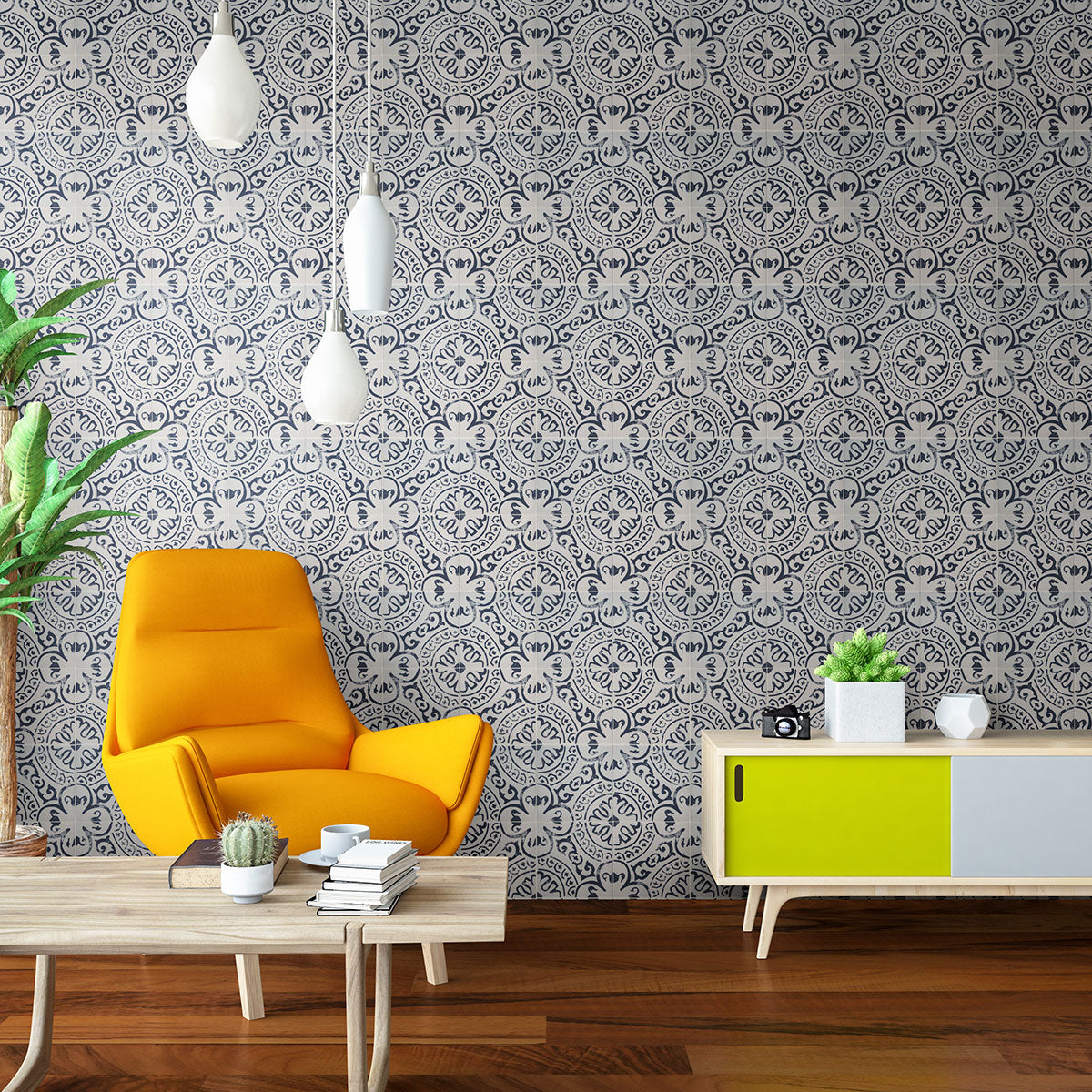 KENZZI INDIGO 8X8 Floor or Wall Tile - Shop at Home Craft Studio - 6