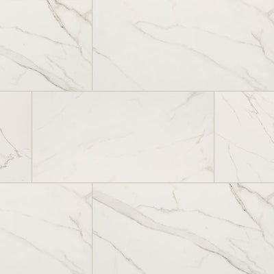 Kaya Calacatta Venato 24X48 Matte Floor or Wall Tile, Mosaic, Bullnose - Shop at Home Craft Studio - 9