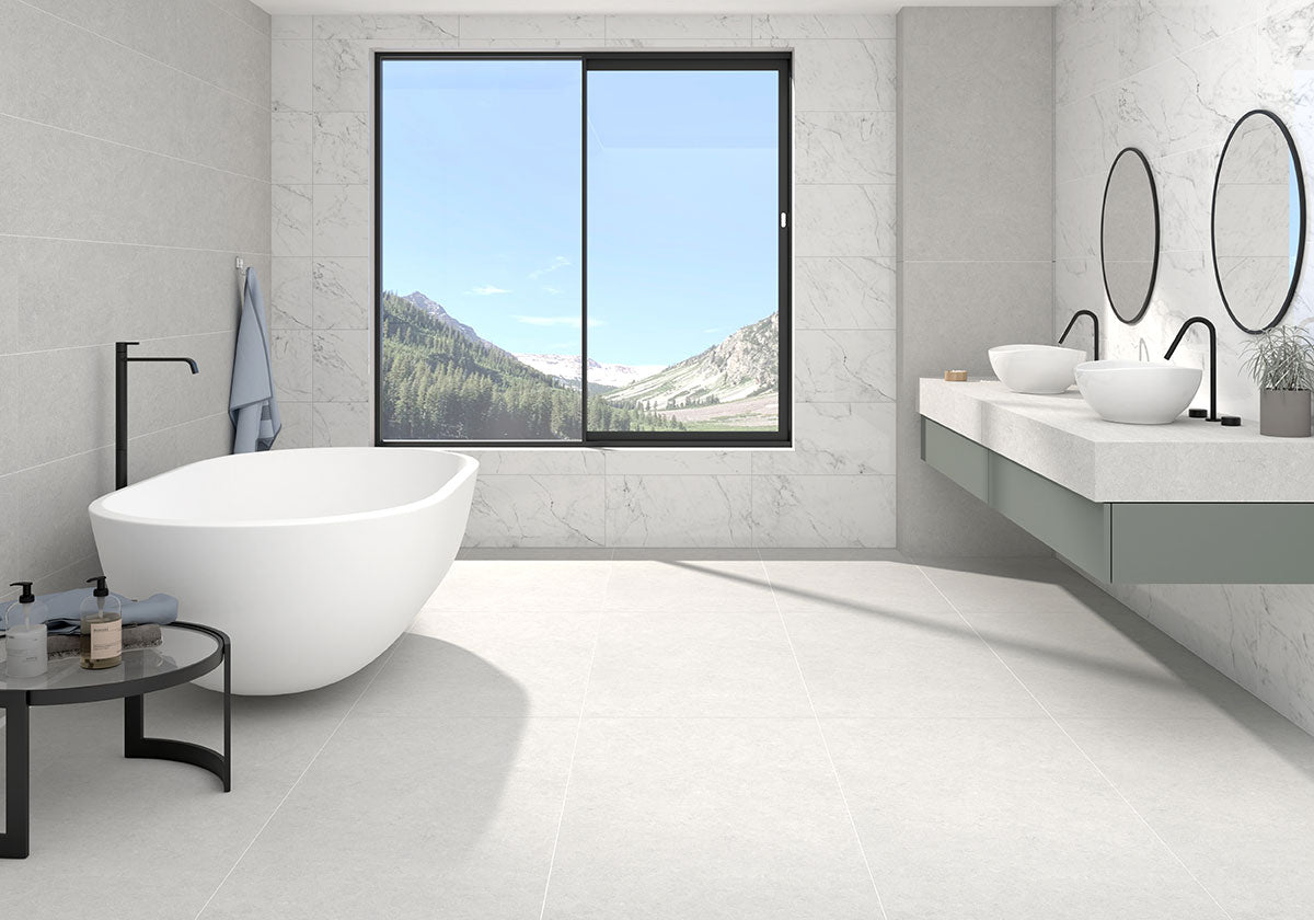 Kaya Carrara Bianco 12X24 Polished Floor or Wall Tile - Shop at Home Craft Studio - 2