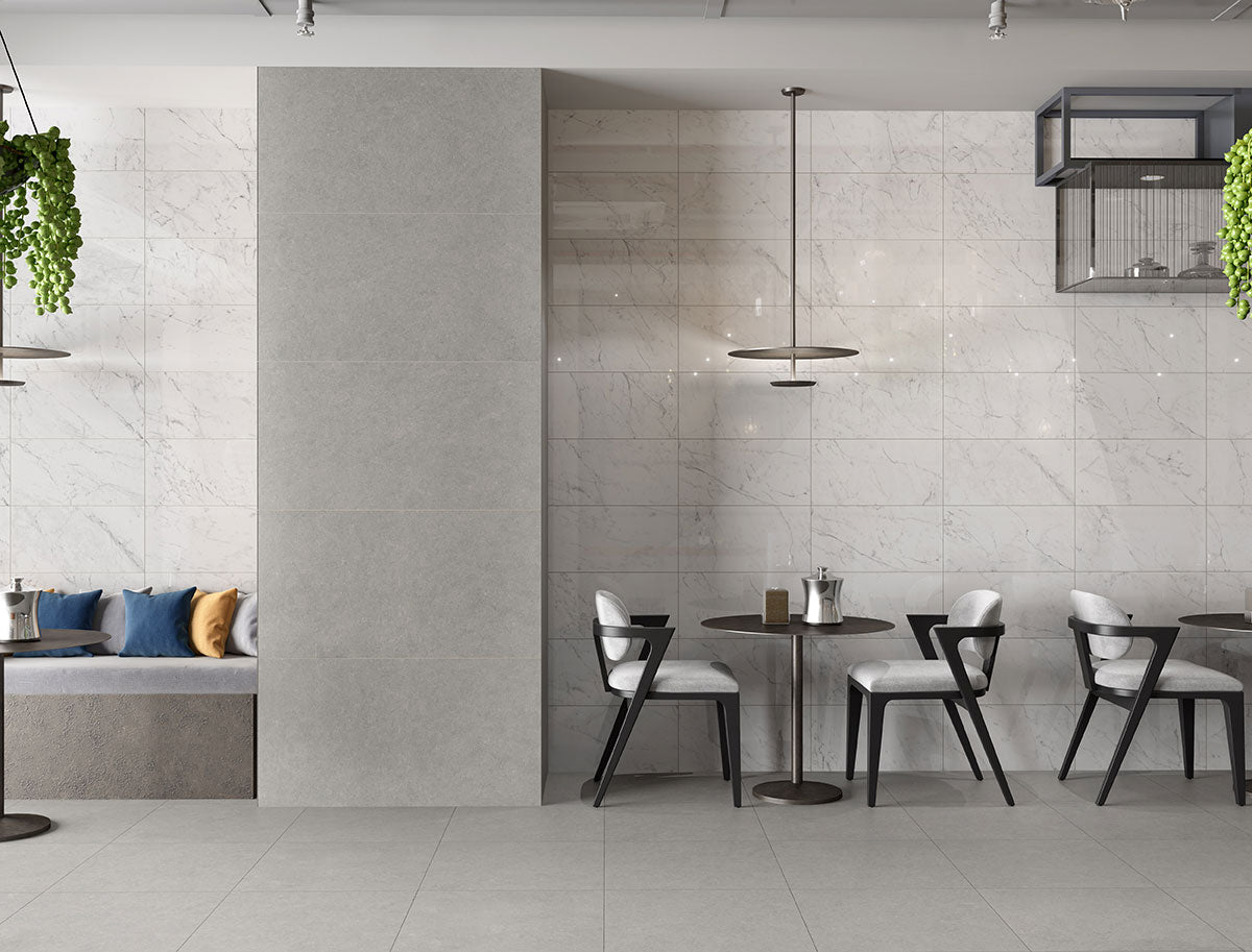 Kaya Carrara Bianco 12X24 Polished Floor or Wall Tile - Shop at Home Craft Studio - 3