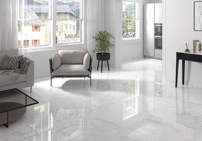 Kaya Carrara Bianco 24X48 Matte Floor or Wall Tile - Shop at Home Craft Studio - 2