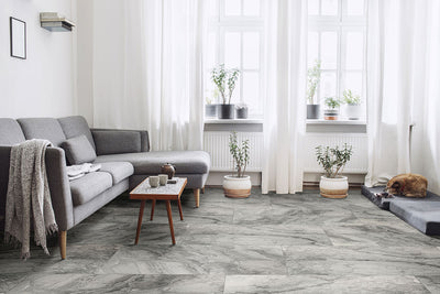 Kaya Onda Gray 12X24 Matte Floor or Wall Tile, Mosaic, Bullnose - Shop at Home Craft Studio - 4