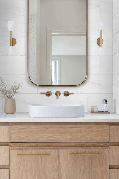 Kaya Zermatta Blanca 12X24 Polished Floor or Wall Tile - Shop at Home Craft Studio - 4
