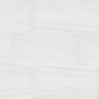 Kaya Zermatta Blanca 12X24 Polished Floor or Wall Tile - Shop at Home Craft Studio - 12