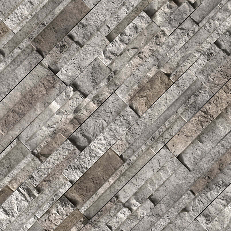 Knoxville Gray Corner Stacked Stone - Shop at Home Craft Studio - 3