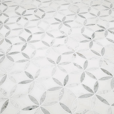 LA FLEUR POLISHED Floor or Wall Tile, Wall Tile, Mosaic - Shop at Home Craft Studio - 2