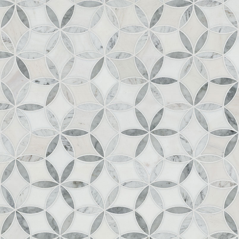 LA FLEUR POLISHED Floor or Wall Tile, Wall Tile, Mosaic - Shop at Home Craft Studio - 3