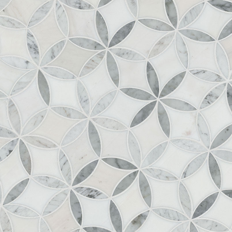 LA FLEUR POLISHED Floor or Wall Tile, Wall Tile, Mosaic - Shop at Home Craft Studio - 4