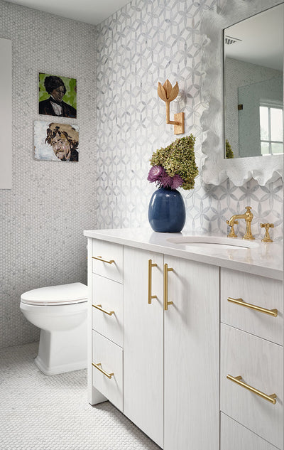 LA FLEUR POLISHED Floor or Wall Tile, Wall Tile, Mosaic - Shop at Home Craft Studio - 10