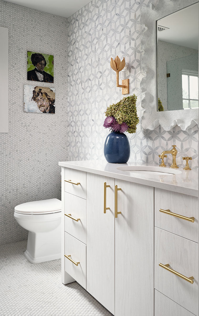 LA FLEUR POLISHED Floor or Wall Tile, Wall Tile, Mosaic - Shop at Home Craft Studio - 10
