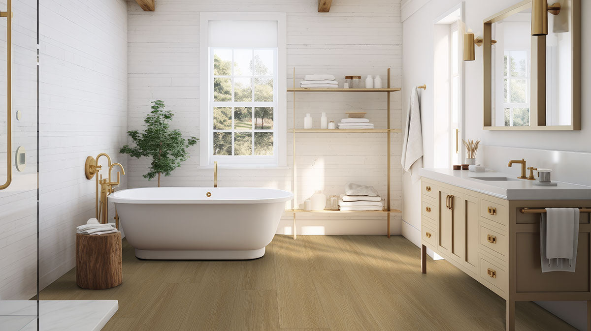LAUREL BAYSIDE BUFF 9X48 Luxury Vinyl Planks - Shop at Home Craft Studio - 5