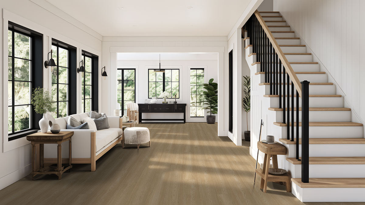 LAUREL LINEN LOGGIA 9X48 Luxury Vinyl Plank - Shop at Home Craft Studio - 6