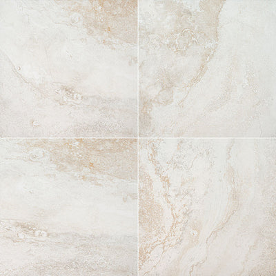 LIVINGSTYLE TRAVERTINO 24X24 MATTE Floor or Wall Tile - Shop at Home Craft Studio - 1
