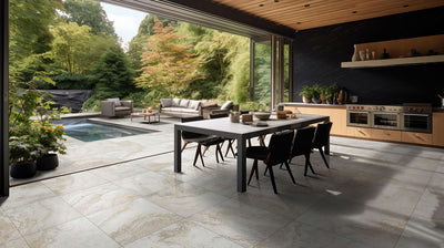 LIVINGSTYLE TRAVERTINO 24X24 MATTE Floor or Wall Tile - Shop at Home Craft Studio - 9