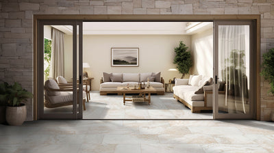 LIVINGSTYLE TRAVERTINO 24X24 MATTE Floor or Wall Tile - Shop at Home Craft Studio - 10