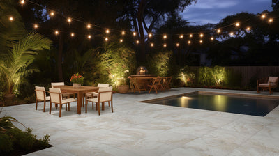 LIVINGSTYLE TRAVERTINO 24X24 MATTE Floor or Wall Tile - Shop at Home Craft Studio - 12