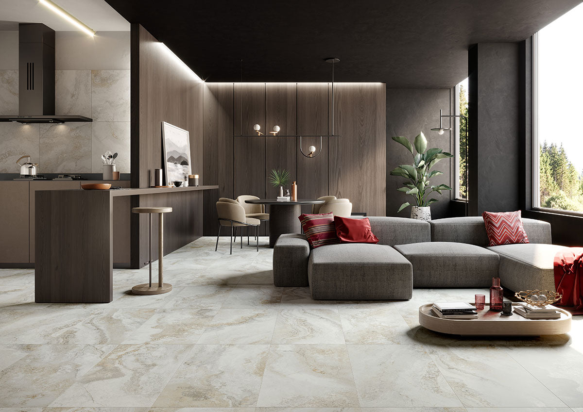 LIVINGSTYLE TRAVERTINO 24X24 MATTE Floor or Wall Tile - Shop at Home Craft Studio - 15