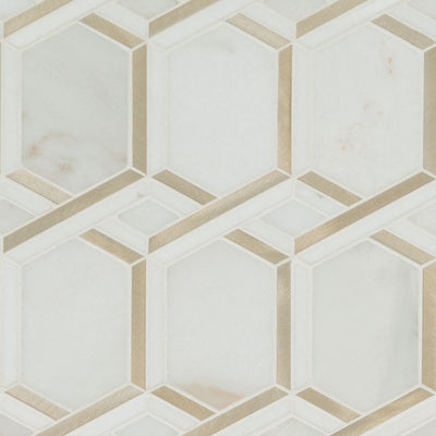 LUXOR ROYAL LINK GOLD PATTERN Backsplash & Wall Tile - Shop at Home Craft Studio - 1
