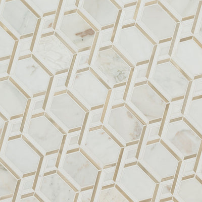 LUXOR ROYAL LINK GOLD PATTERN Backsplash & Wall Tile - Shop at Home Craft Studio - 2