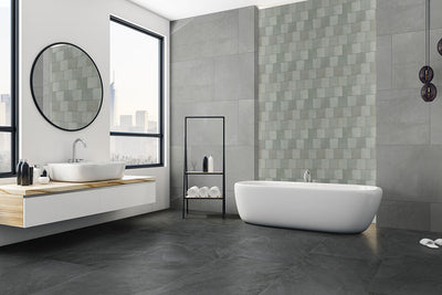 Legions Midnight Montage Black 24X48 Floor or Wall Tile - Shop at Home Craft Studio - 8