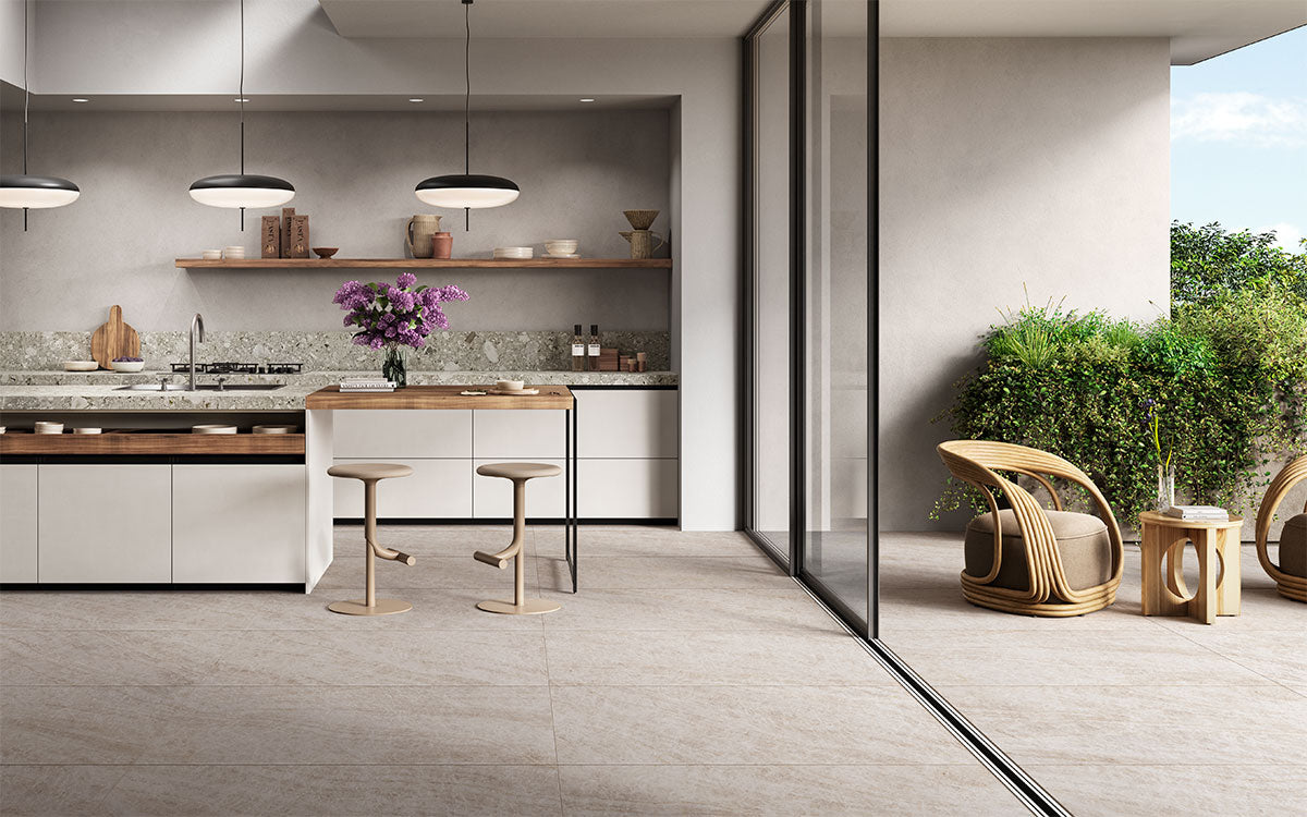 Legions Taja Ivory 24X24 Matte Floor or Wall Tile, Mosaic - Shop at Home Craft Studio - 9