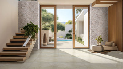 Livingstyle Cream 24X24 Floor or Wall Tile - Shop at Home Craft Studio - 2