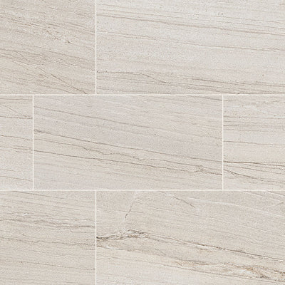 MALAHARI WHITE 12X24 LAPATO 3D Floor or Wall Tile, Wall Tile, Mosaic, Bullnose - Shop at Home Craft Studio - 1